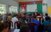 Toàn cảnh buổi nói chuyện chuyên đề phòng chống bệnh sốt rét tại xã Phú Trung.