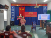 Cử nhân NHS Lê Thị Thanh Tâm trao đổi các nội dung tại Hội nghị